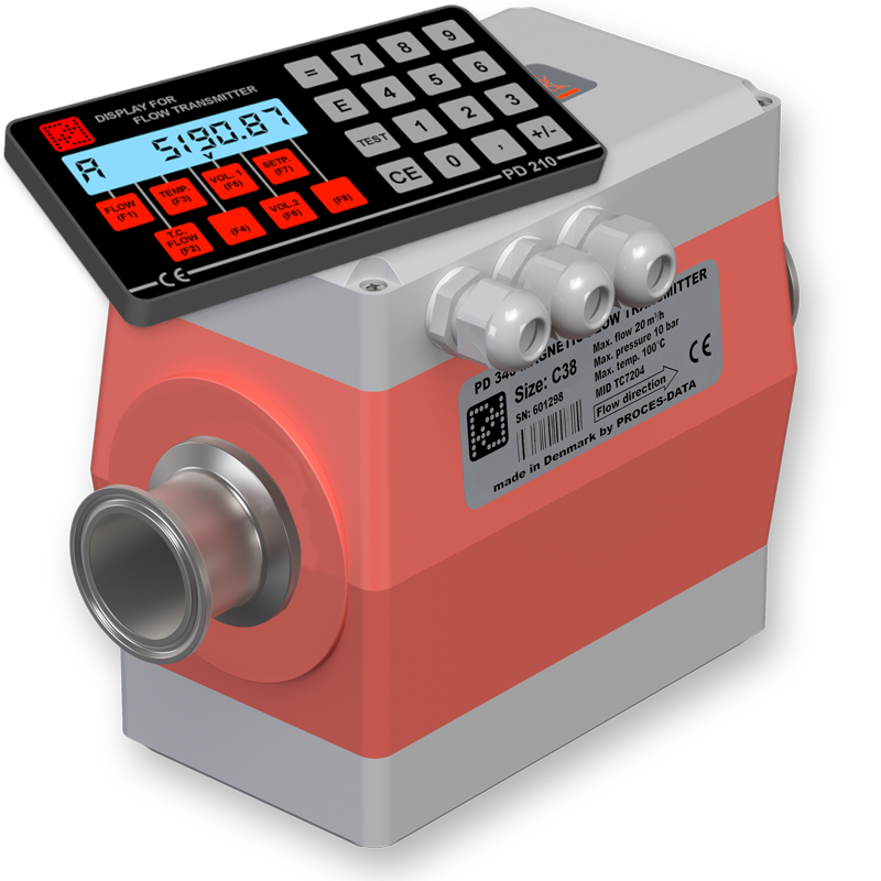 611336 Proces-Data PD340 C38 Extended with PD210 Display Unit