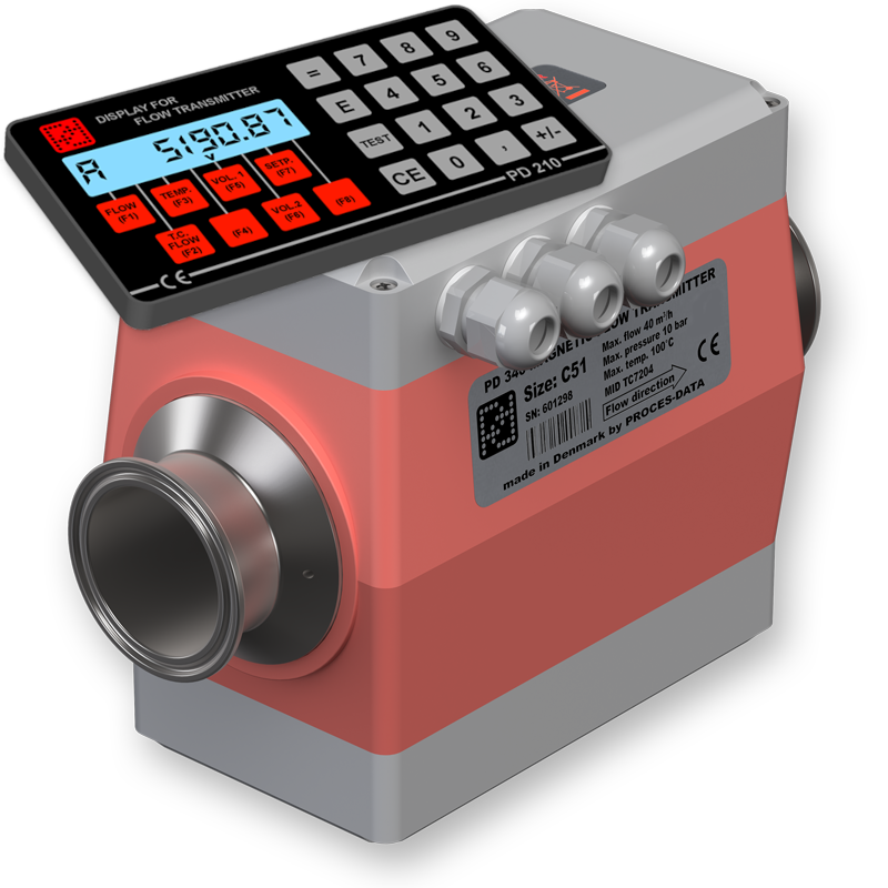 611538 Proces-Data PD340 C51 Extended with PD210 Display Unit