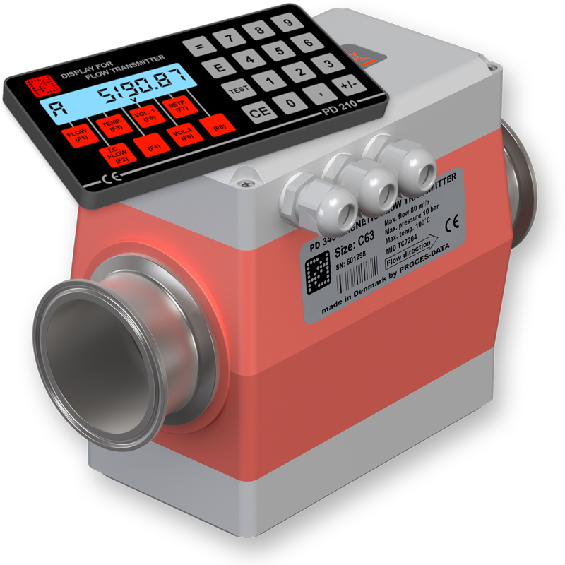 611739 Proces-Data PD340 C63 Extended with PD210 Display Unit