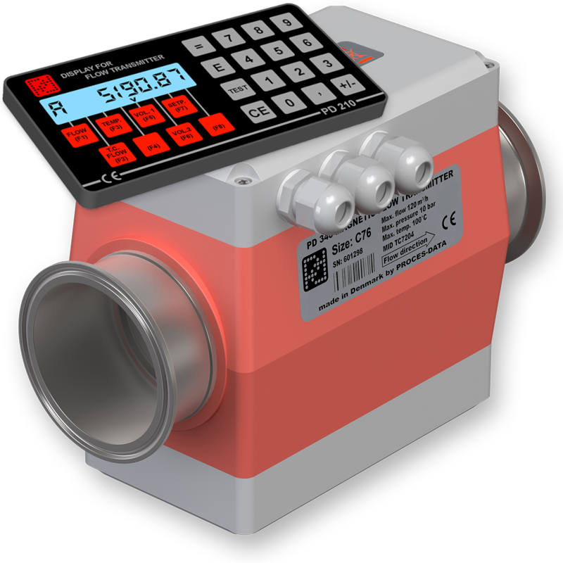 611801 Proces-Data PD340 C76 Extended with PD210 Display Unit